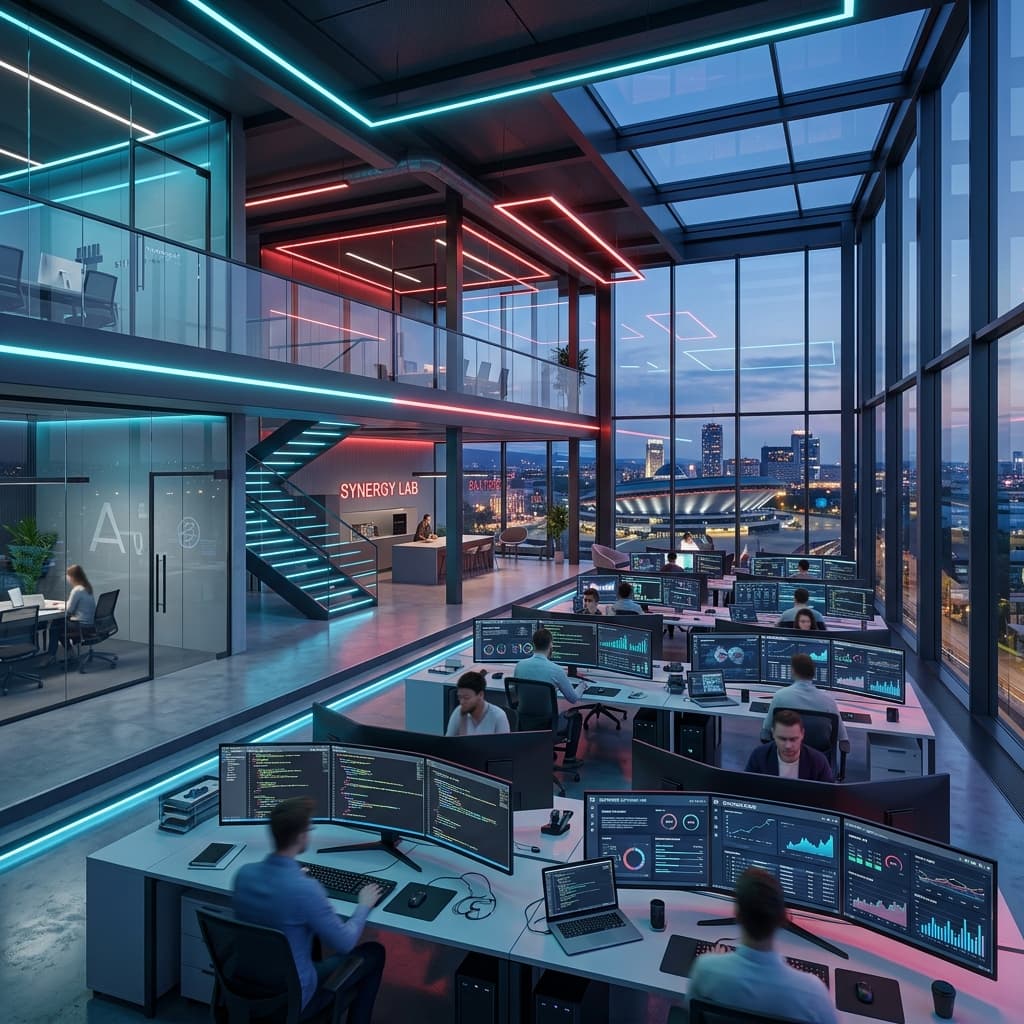 Nowoczesne biuro Software House w centrum Katowic na Śląsku